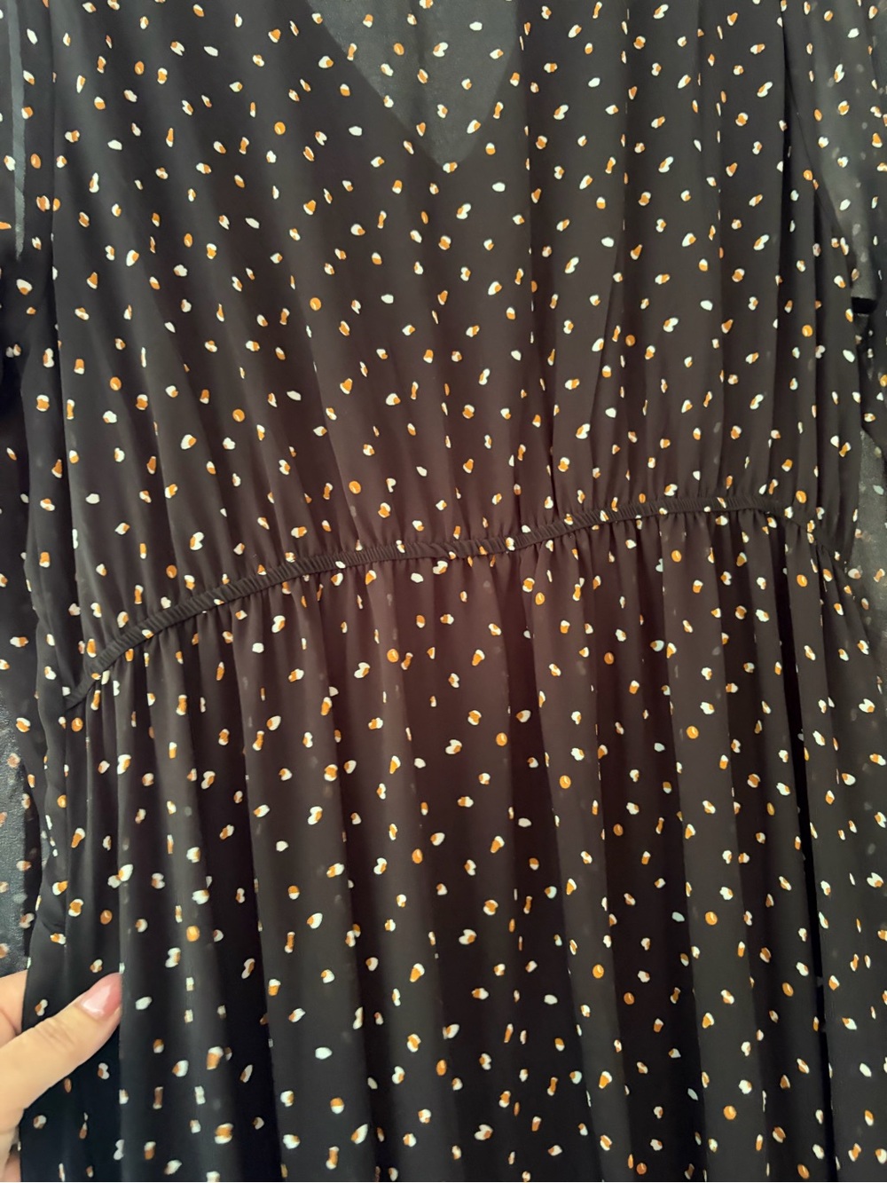Black Floral-Embroidered Maxi Dress - Picture 5 of 7